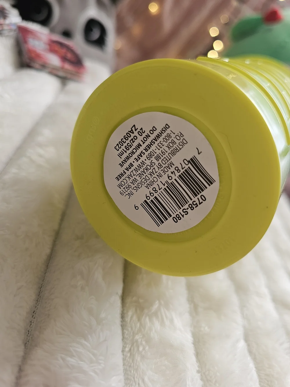 Target Neon Yellow 'EXTRA' Travel Tumbler with Straw